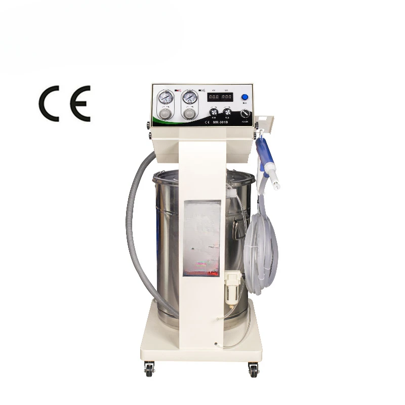 

Electrostatic spraying machine, automatic powder spraying gun, coating equipment