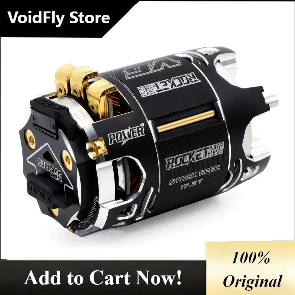 VoidFly SURPASS Rocket RC 540 STOCK13.5/17.5/21.5 Sensored High-speed Brushless Motor for RC Racing Car 1/10 Drag Buggy