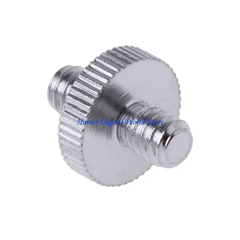 H55F Double-headed 1/ 4" Male Screw Thread Convert Adapter For Camera Tripod Ballhead