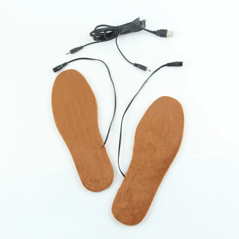 USB Heating Insoles for Men and Women Can Be Heated and Can Be Cut 36-44 Yards Electric Heating Foot Warmer Insole