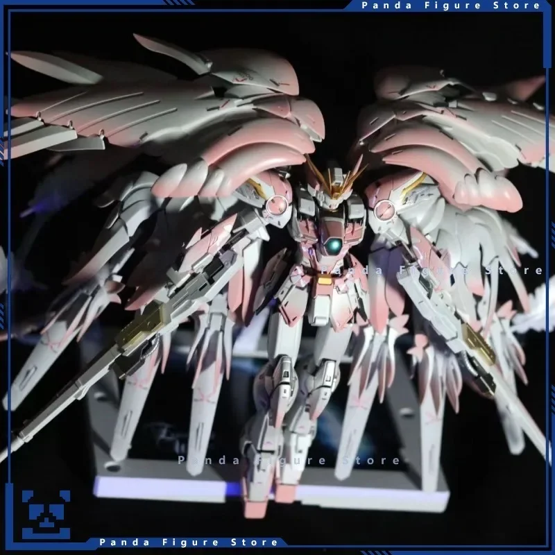 Bandai Mg 1/100 Wing Gundam Ka.Ver XXXG-01W 2.0 Actiefiguur Speelgoedmodel Anime Geschenk Kleur Voorgeschilderde Montagekit