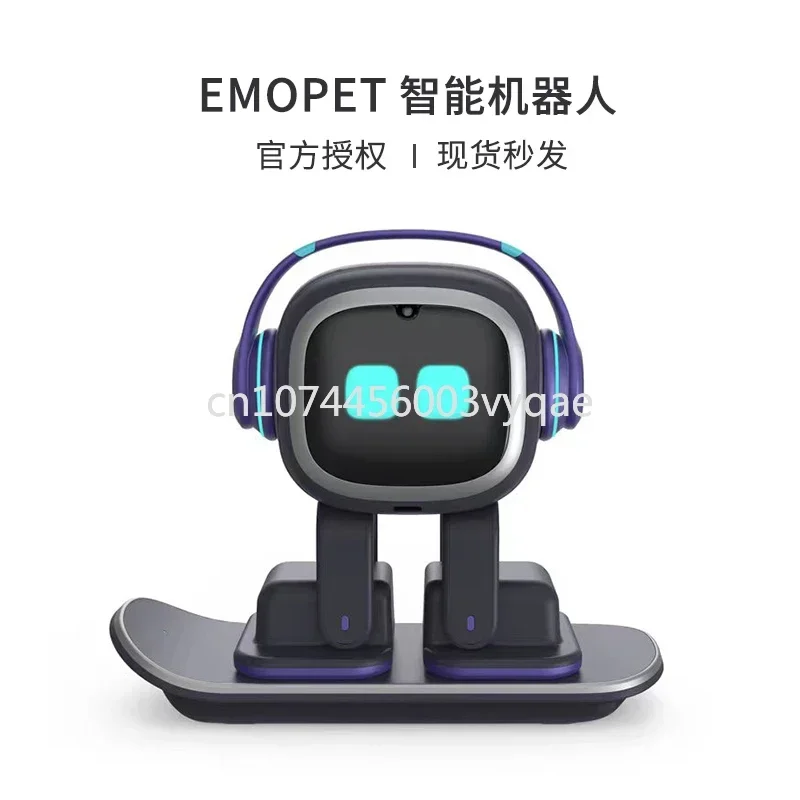 Emo Robot Intelligent Emotional Voice Interaction Accompany Ai Electronic Pets in Stock or 1 Months Pre-Sale Charging Station