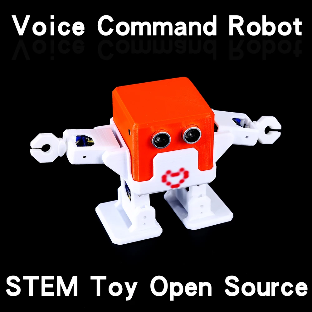 Voice Control Otto Robot For Arduino Diy Kit Gifts STEM Educational Toys Maker Open Source Project