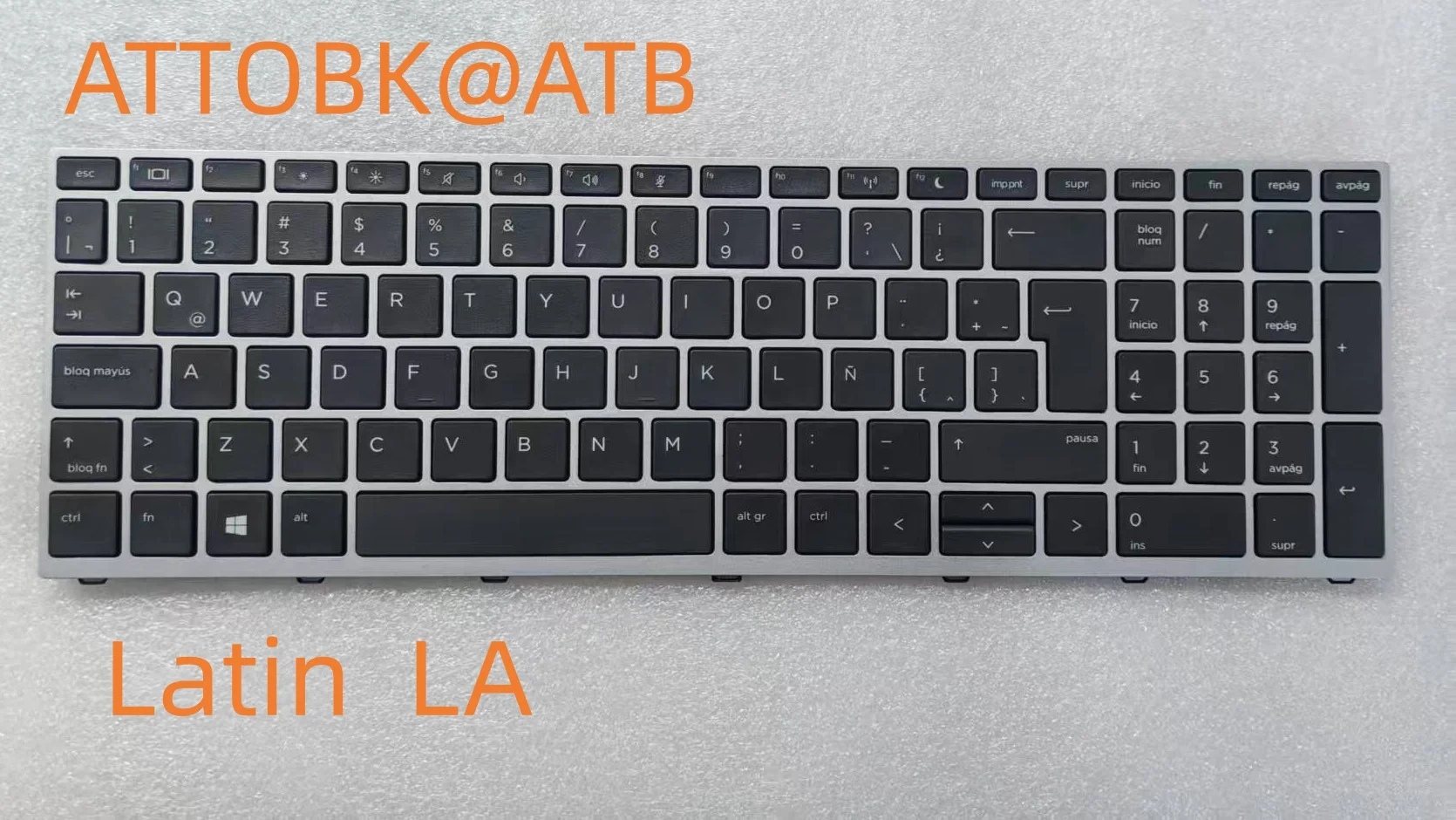 Original US /RU/CF/IT/SP/LA/CZ/BE/CZ/UK Laptop Keyboard For HP ProBook 450G5/455G5/470G5/L00739-001/L09593-001/L01027-001 3
