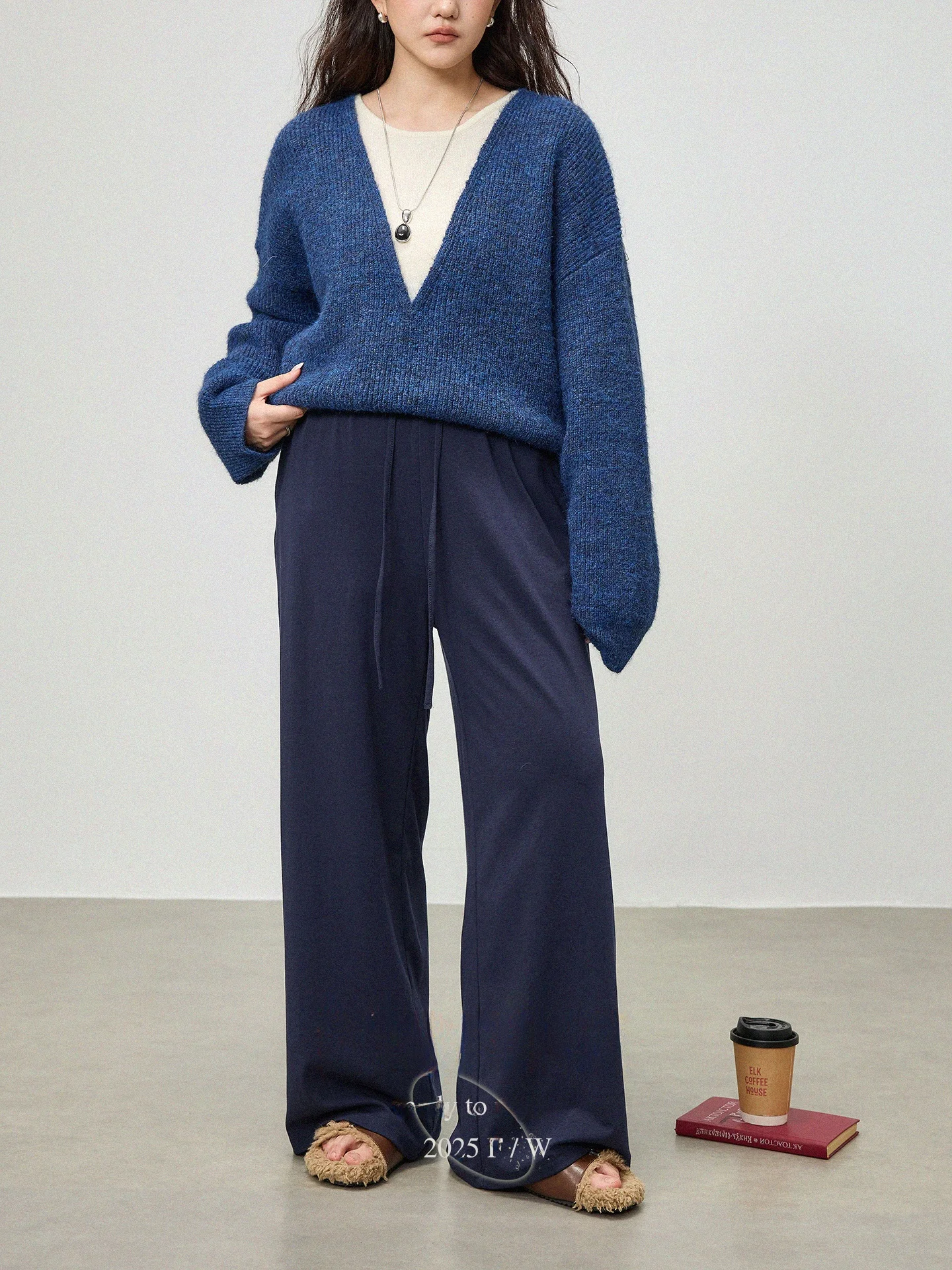 

Женские повседневные брюки Monikadm с высокой талией, свободного кроя, осенние, из хлопка, с широкими штанинами, с контролем живота, удобные спортивные брюки