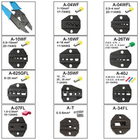 A35WF A625GFL A40J A26TW A07FL AT Die Sets for HS FSE AM-10 EM-6B1 EM-6B2 CRIMPING PILER Crimping machine modules one set  jaws