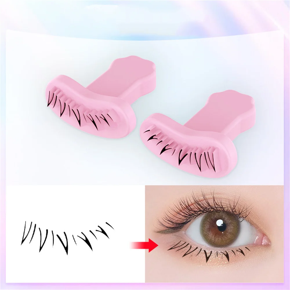Timbre de cils inférieur en silicone avec poignée, outils de maquillage des yeux, bricolage, extensions de cils inférieurs, faux cils intérieurs Mayor