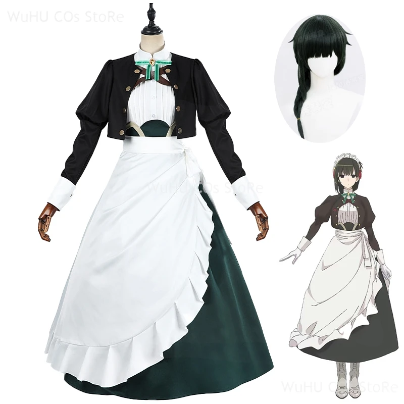 Anime Kimi Wa Meido-sama Yuki Yokoya Cosplay Costume Xue Maid Dress Uniform Hairband Hitoyoshi Yokoya Wig Halloween Party Women