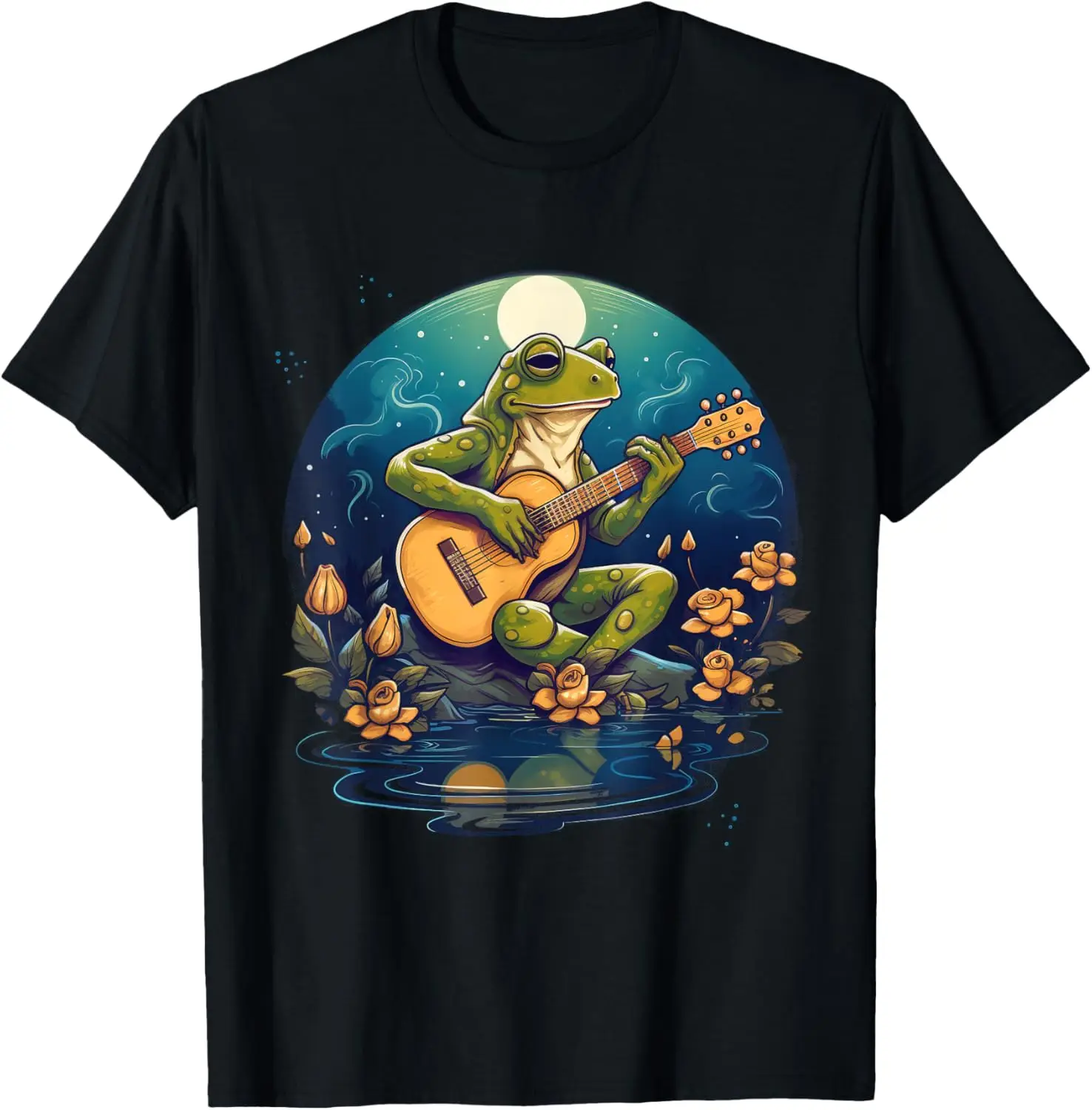 

Cute Cottagecore Floral Frog Aesthetic Girls Women Graphic T-Shirt
