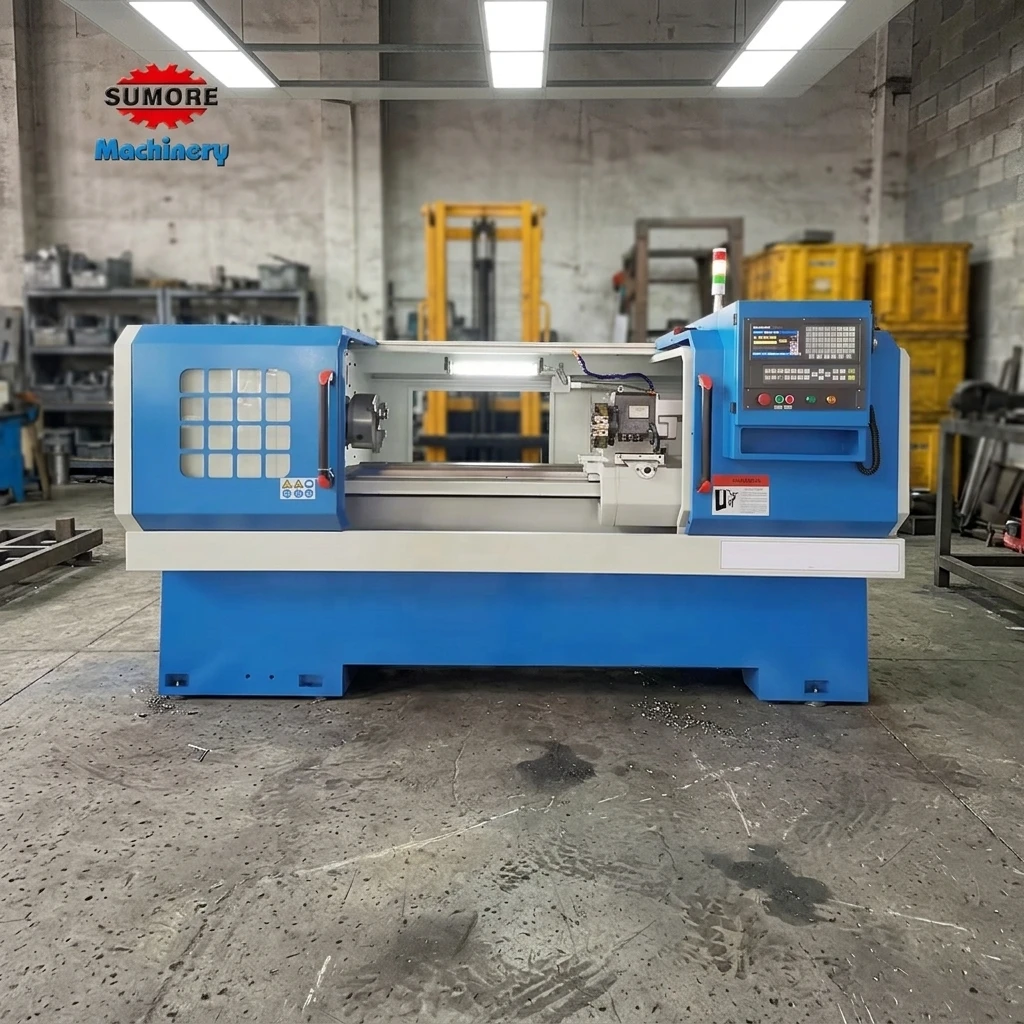 SUMORE High quality horizontal single axis SP2119 numerical control lathe for metalworking, medium horizontal lathe