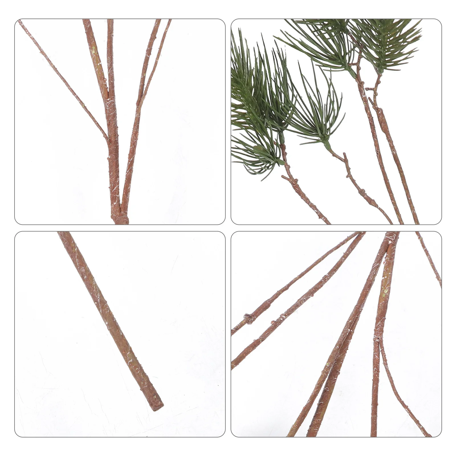 

Christmas Artificial Pine Needle Branch High Simulation Faux Leaves Home Decoration Xmas Gift Decor Artificial Pine Stems