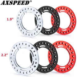 AXSPEED 4PCS 1.9 & 2.2 Wheel Outer Beadlock Ring for 1/10 RC Crawler Car Axial SCX10 90046 Wraith TRX4 TRX6 Wheel Rim Parts