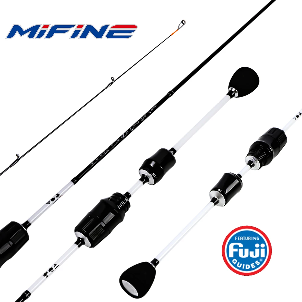 Mifine ILLUSION SLASH XUL Ultralight Spinning Rod 0.2-0.8g 30T Carbon Fiber Fuji/LS Rings Solid Tips For Trout Fishing