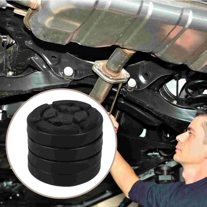 

4 шт. подъемный резиновый коврик, инструмент для домкрата, автомобильные аксессуары для автомобилей, адаптер, подставка, накладки, автоматический опорный блок