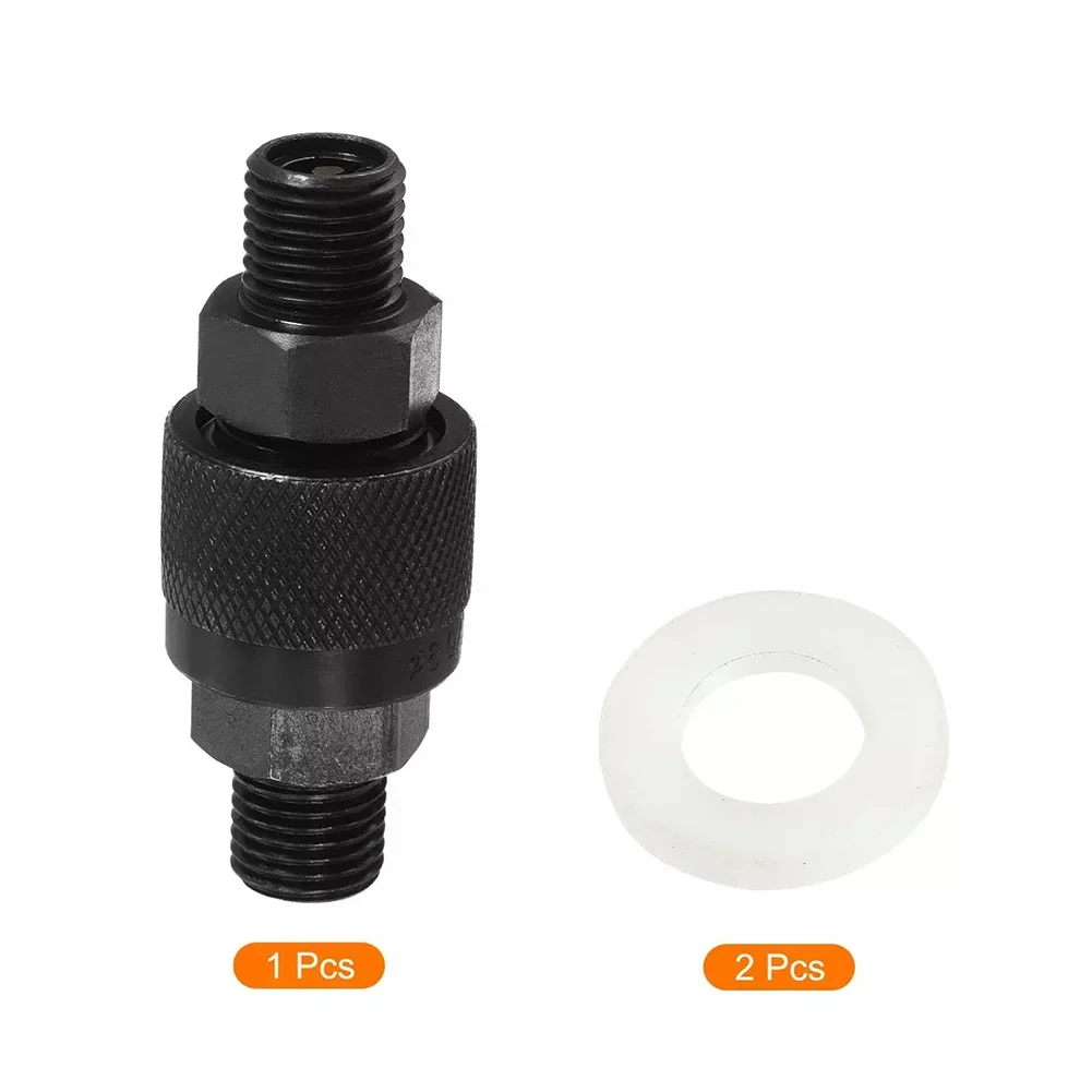 

Hydraulic Quick Connect Coupler Set M14x1.5mm Male Pipe Fitting Black Carbon Steel Quick Connector -20°C To 120°C