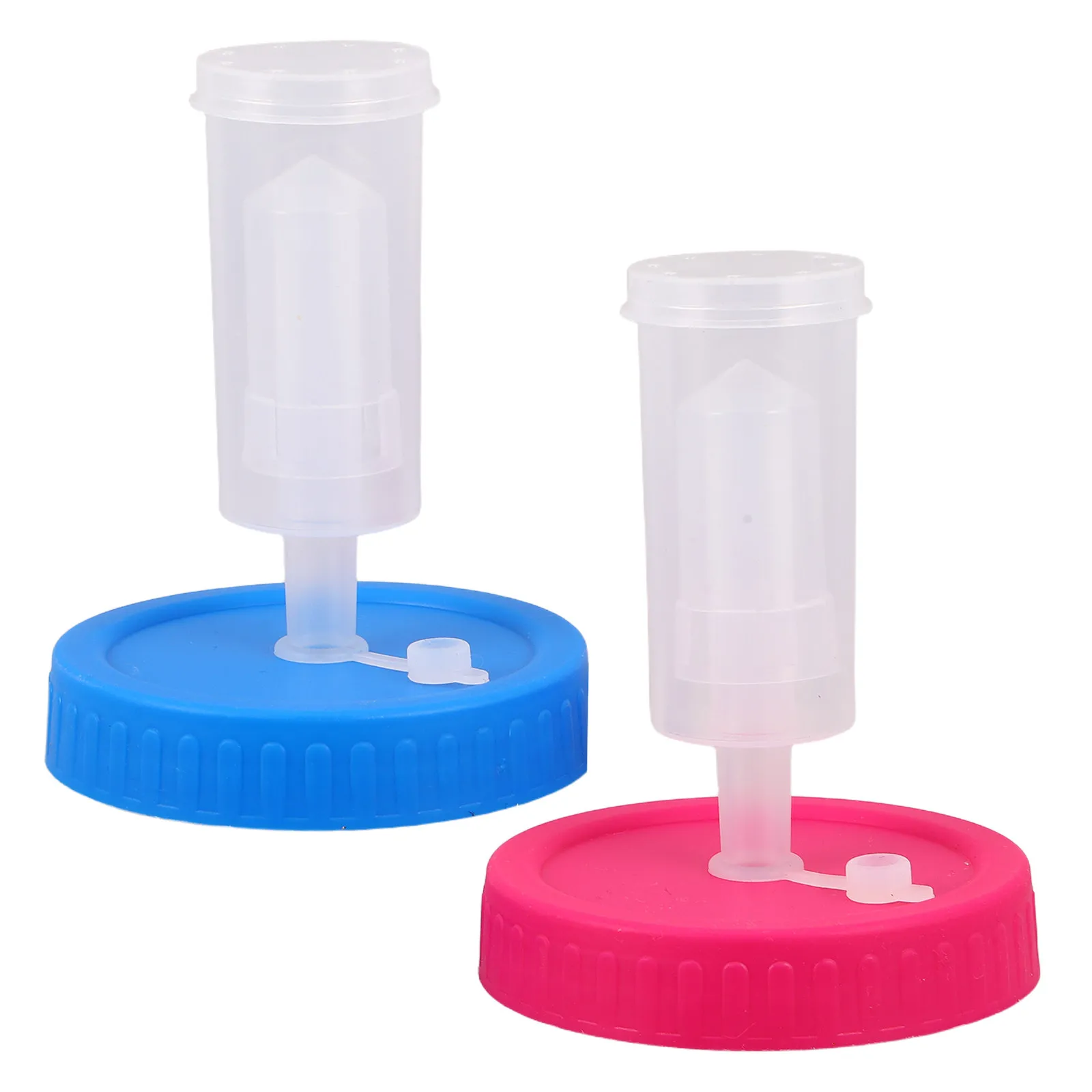 2Pcs Airtight 5Gallon Fermentation Cover With Air Lock Beers Cider Glass Jar Fermenter Lid Brewing Dry Storage Airlock