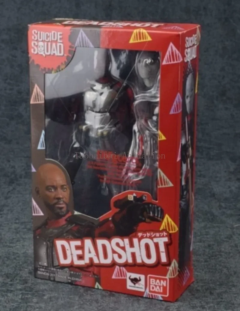 In stock Bandai original S.H.Figuarts series American DC movie Suicide Squad Deadshot model action figure toy collection gift