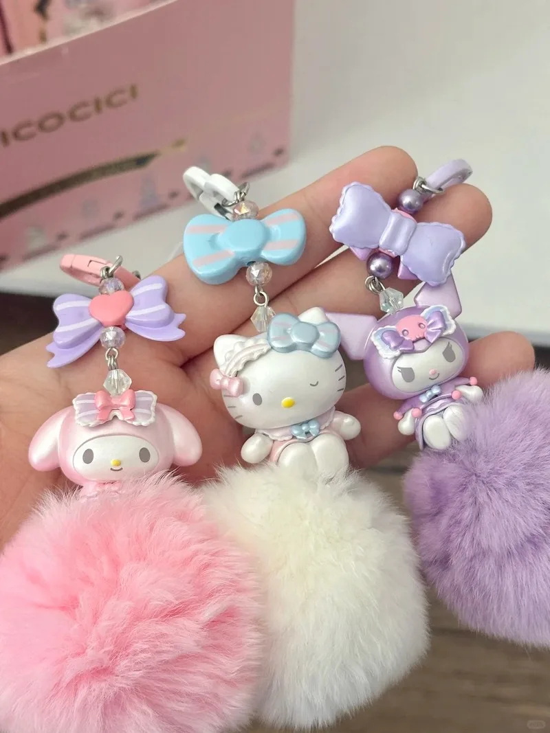 

In Stock Genuine Sanrio Hellokitty Sweet Style Series Mobile Phone Chain Mini Blind Box Melody Kuromi Mobile Phone Chain Gifts
