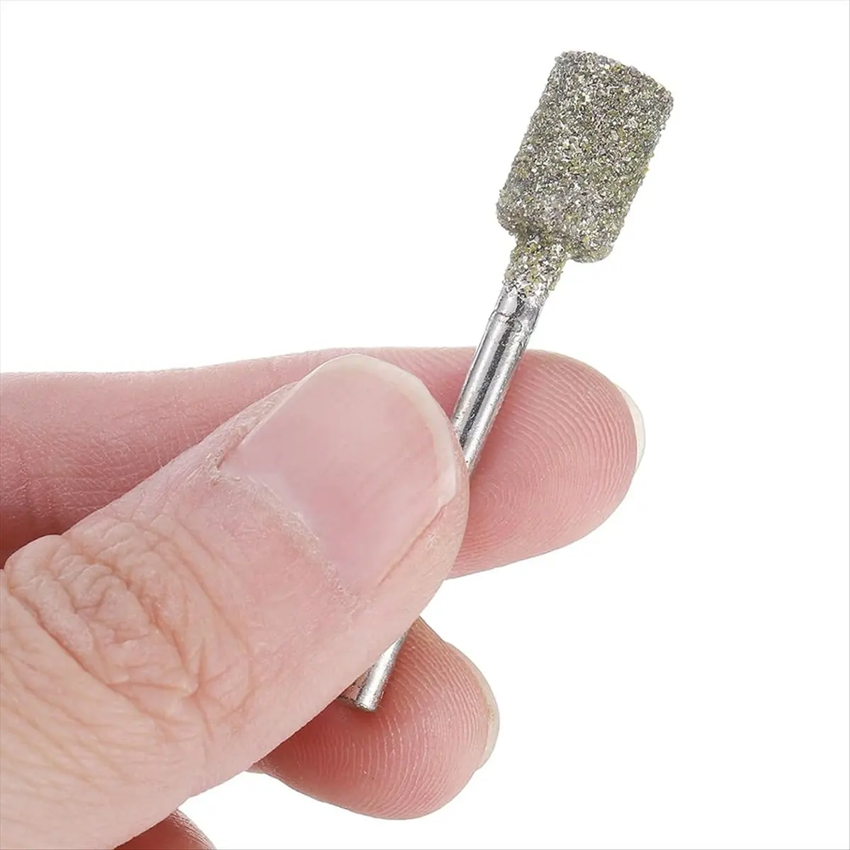 T32C New  Grinding Burrs Drill Bit 1/8 Inch Shank 4/5/6/8/10/12mm Dia Cylindrical Mounted Point Bits for Carving