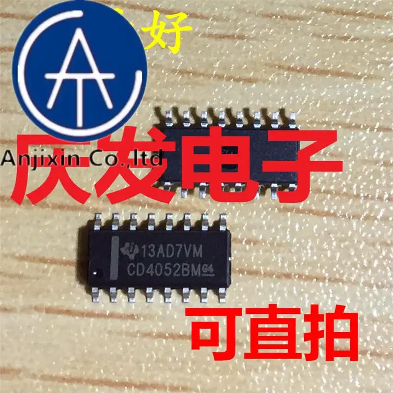 

10 шт. 100% оригинал, новый в наличии CD4052BM CD4052 SOP16 аналоговый мультиплексор