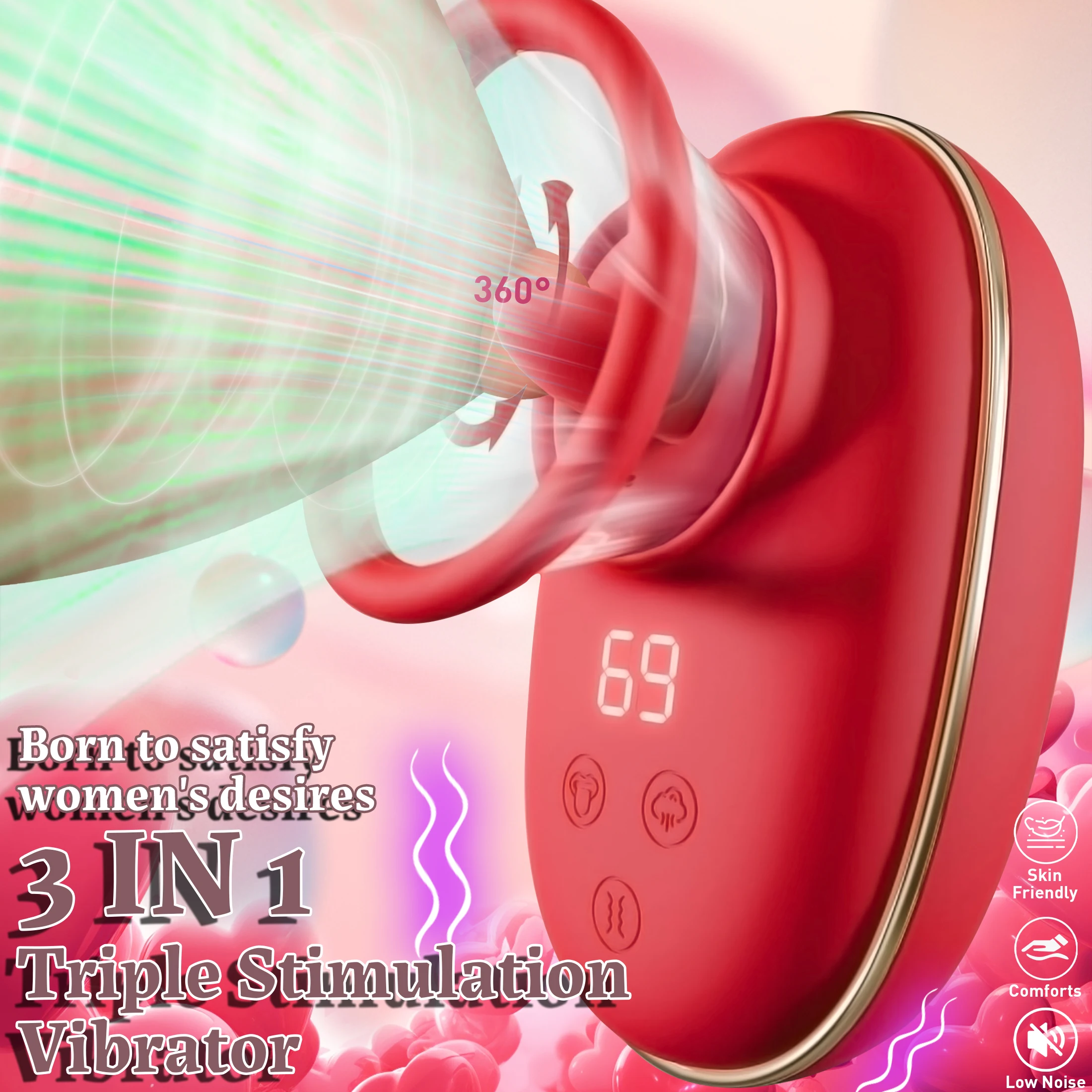 البظر هزاز مص لعق لعبة الجنس مناسبة لتحفيز الحلمة الإناث النشوة الجنسية الجنس عن طريق الفم الاستمناء متعة #1