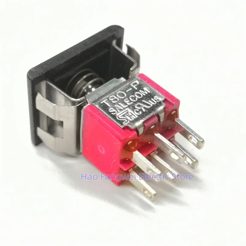 2PCS T80-P Xinghan salecom SH self reset button switch P8701-F22A 3-pin 2nd gear