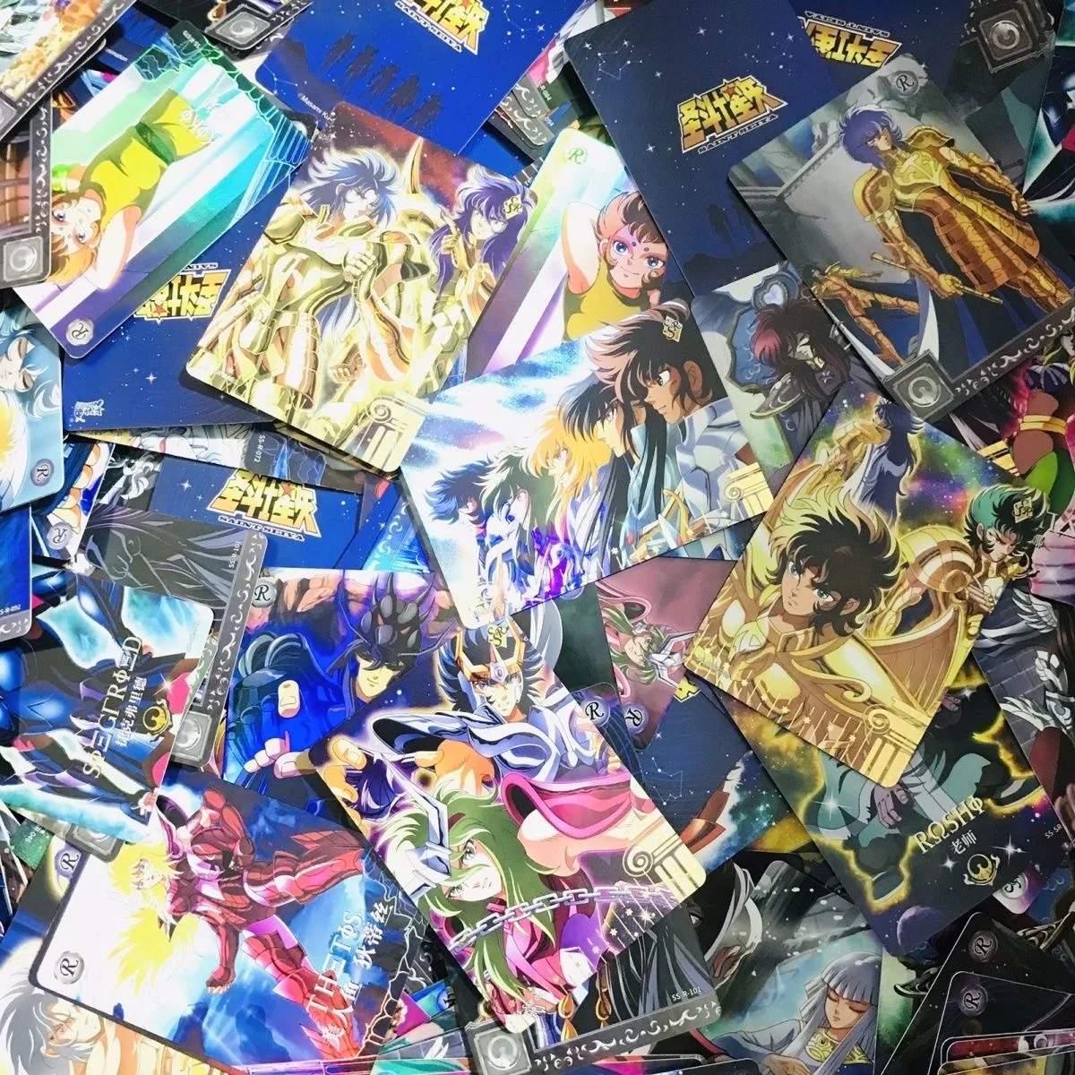 KaYou Original Saint Seiya 50pcs Random Cards Character Athena Seiya Shiryu Hyoga Shun ikki Saga Aiolia Shaka Dokho Aiolos Camus