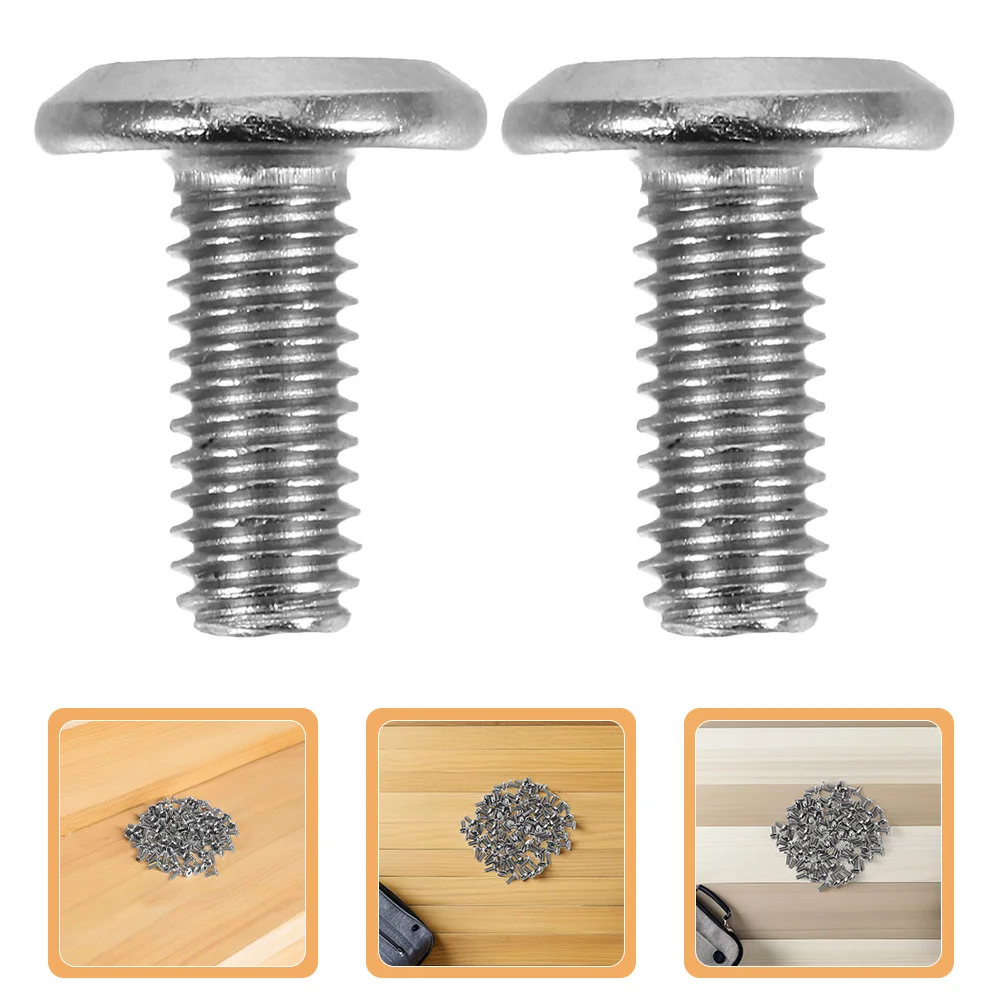 

100Pcs Nickel Plated Flat Head Screws Recessed Beveled Edge Furniture Assembly Repair Replacement Countersunk Machine Screws