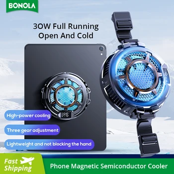 Bonola Tablet Magnetic Cooler for iPad/Xiaomi/Samsung Semiconductor Radiator Large Size Universal Cooling Game Radiators