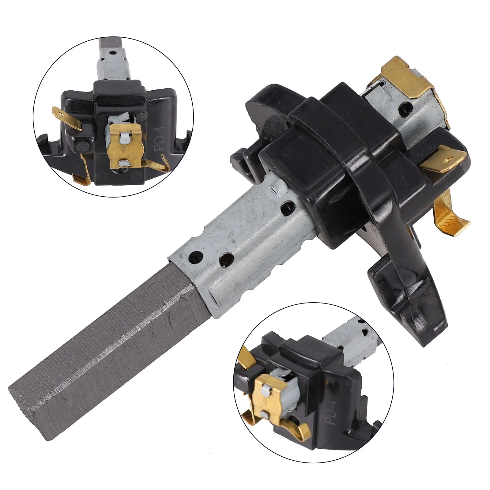 1Pcs Hot New Pro Carbon Brush Vacuum Cleaner Spring 1x Graphite Powder Gray Length Motor Replacement 6.5*10*32mm