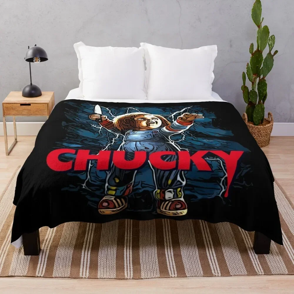 Chucky Child's Play doll Throw Blanket for sofa For Baby Blankets