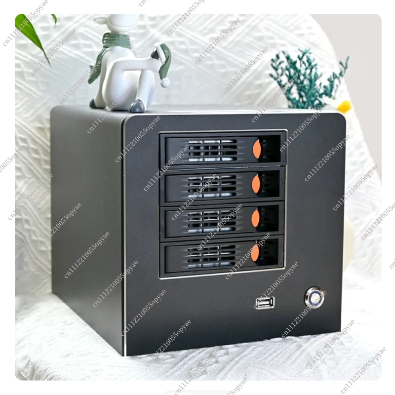 Quad Core Mini ITX NAS Motherboard, Low Power 8GB RAM Gigabit LAN Case, Private Cloud Storage Home Media Server HTPC