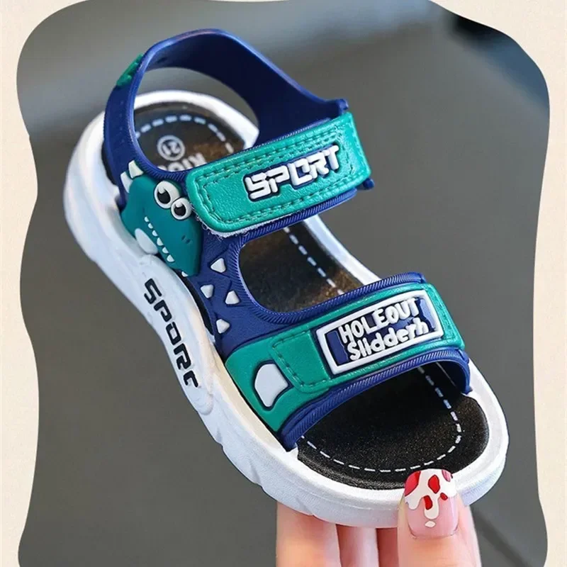 

Children's Beach Slippers Boys' Anti-Slip Bathroom Indoor Home Use Summer New Style Kids Sandals Comfortable Soft Soles