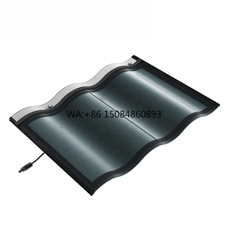 Hot Sale  Roof Tile 30w 50w 60w Spanish Solar Tiles Photovoltaic Roofing Tiles Prices for Home Use Solar panel power generation