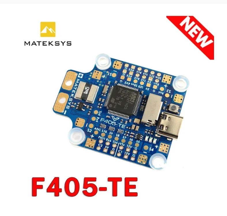 

Контроллер полета Matek MATEKSYS F405-TE F405 FC STM32F405RGT6, Встроенный OSD SD-слот для РУ дронов, детали F405-SE, обновленная версия