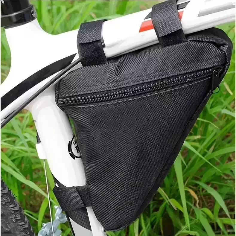 Bike Frame Storage Bag Triangular Bicycle Holder Pouch Riding Frame Pouch for Mountain Road City Gravel Travel Urban Daily