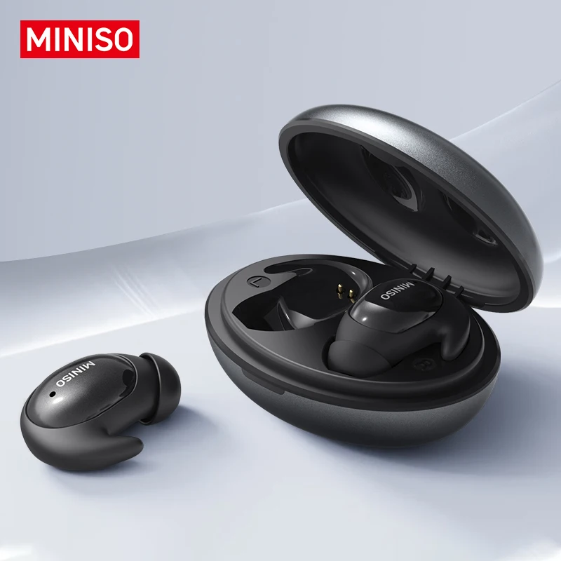 

MINISO MS153 Беспроводные Bluetooth 5,4 наушники для сна Беспроводные наушники с микрофоном Сенсорное управление с шумоподавлением Супер длинный срок службы