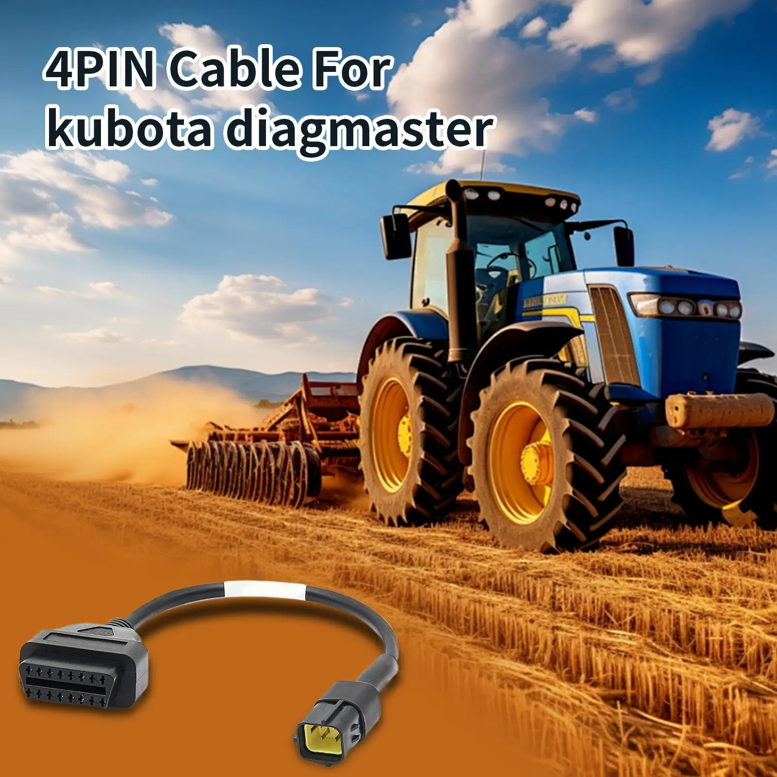 OBD2 Splitter 16Pin Plug Diagnostic Extender Cable Male To Female Diagnostic Tool For Vehicles SUV Truck Motorcycle Agricultural