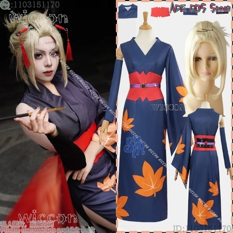 

Disfraz аниме Kintama косплей Tsukuyo костюм Джерси сексуальное японское кимоно с высоким разрезом клен Хэллоуин фантазия disfraces Adulto