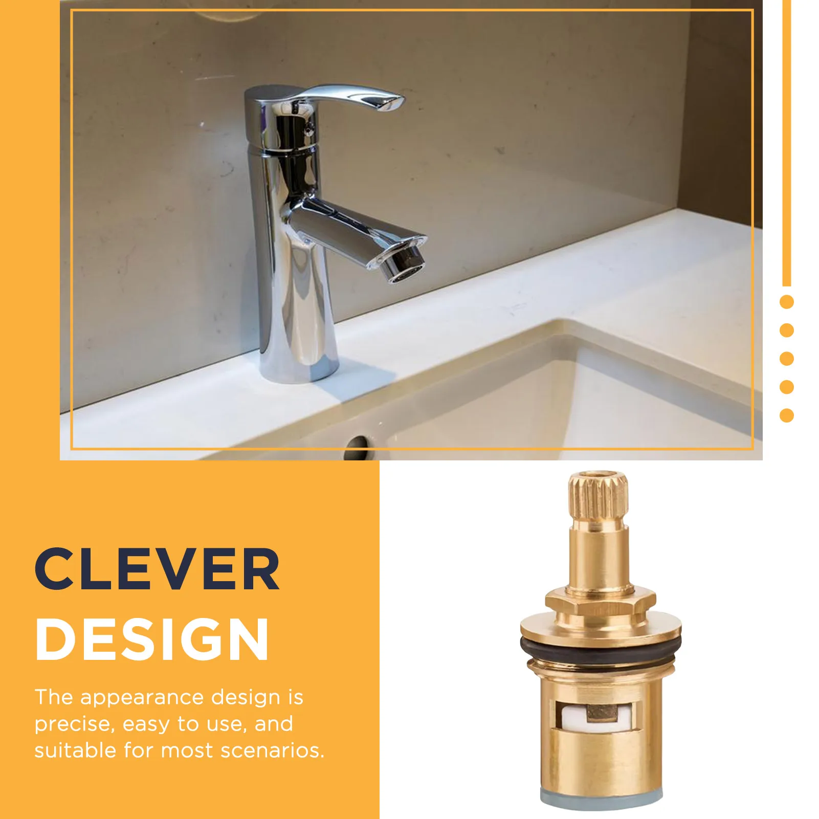 استبدال خرطوشة صمام الصنبور استبدال النحاس السيراميك القرص الحنفية صمام ربع بدوره خراطيش الغدة إدراج صنبور أداة