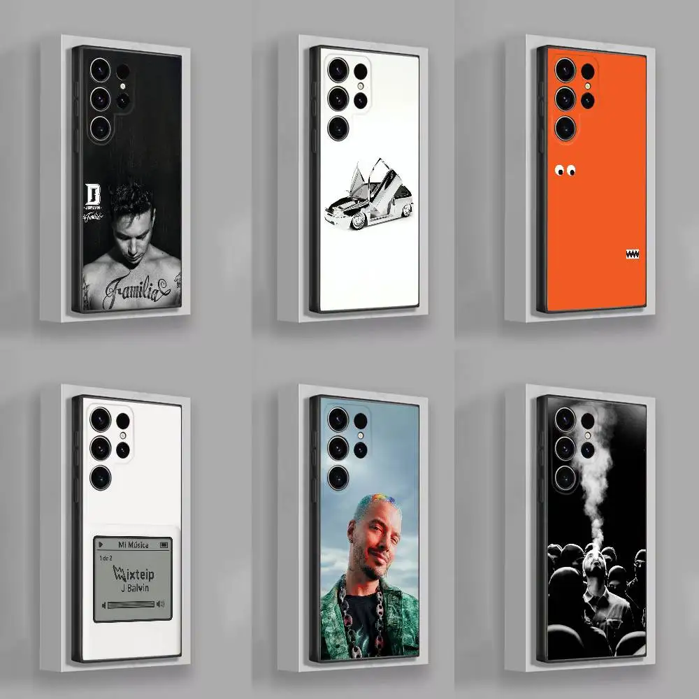 

J B-Balvin Mixteip Vibras La Familia Rayo Phone Case For Samsung S25,S24,S21,S22,S23,S30,Ultra,S20,Plus,Fe,Lite,5G Black Cover