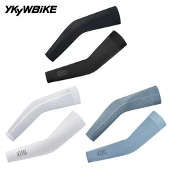 YKYWBIKE Cycling Sleeve Outdoor Sports Arm Sleeve Sun Protection UV Arm breathable Fabric Running Cycling Arm Warmers 7 color