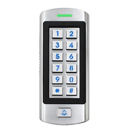

Standalone 125KHz Keypad Access Control One Relay With Doorbell PIN Code ID Card or Remote Control Reader IP66