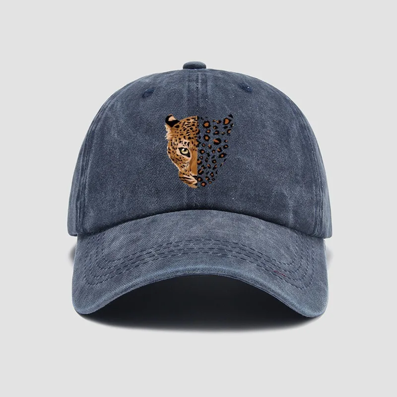 Modische Baseballkappe mit Leopardenmuster - Verstellbares Leopardenmuster-Design, Perfekt für Freizeitausflüge und Sportaktivitäten – Detail 9