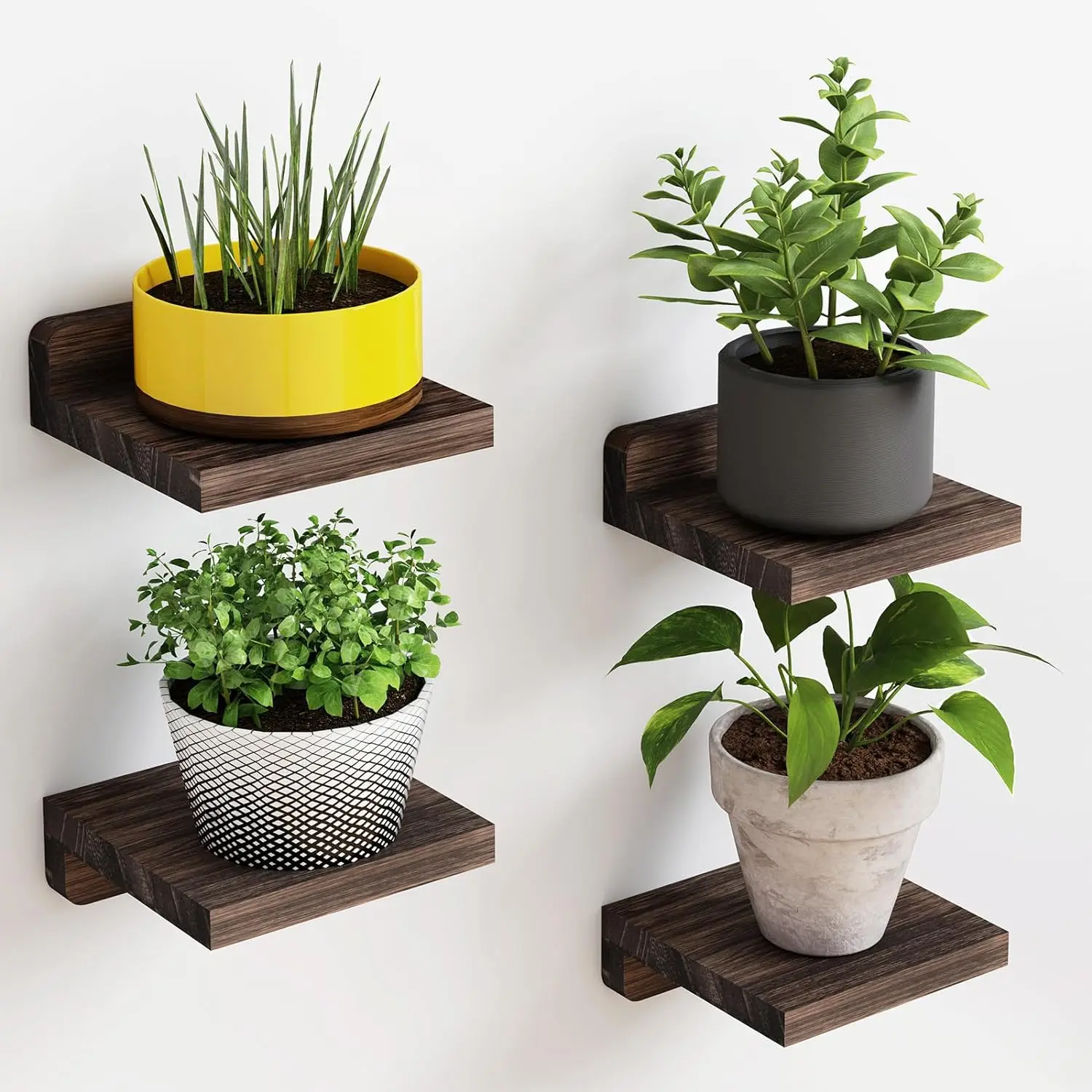 4-Pack 5″ Floating Shelves 1