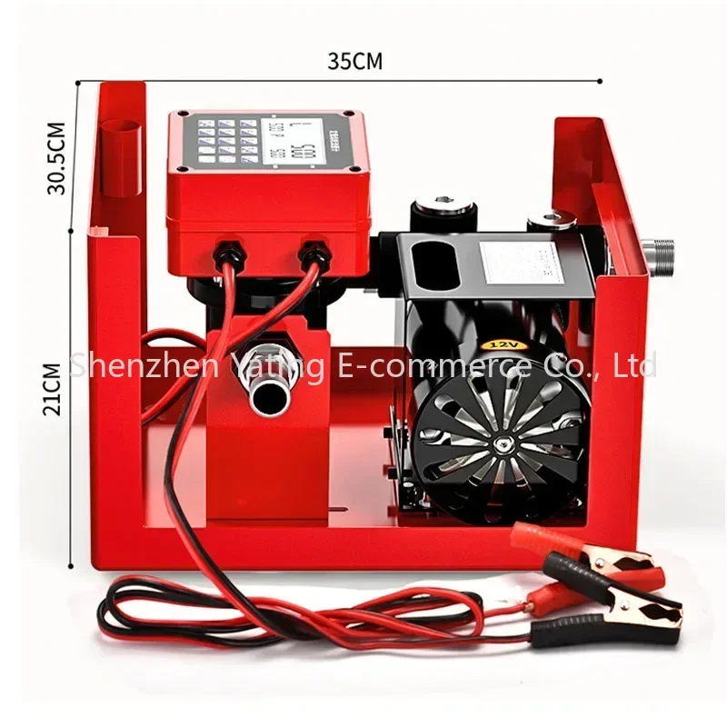 220v Electric Large-flow High-precision Quantitative Vehicle Small Tanker 12v 24v Diesel Electric Oil Pump