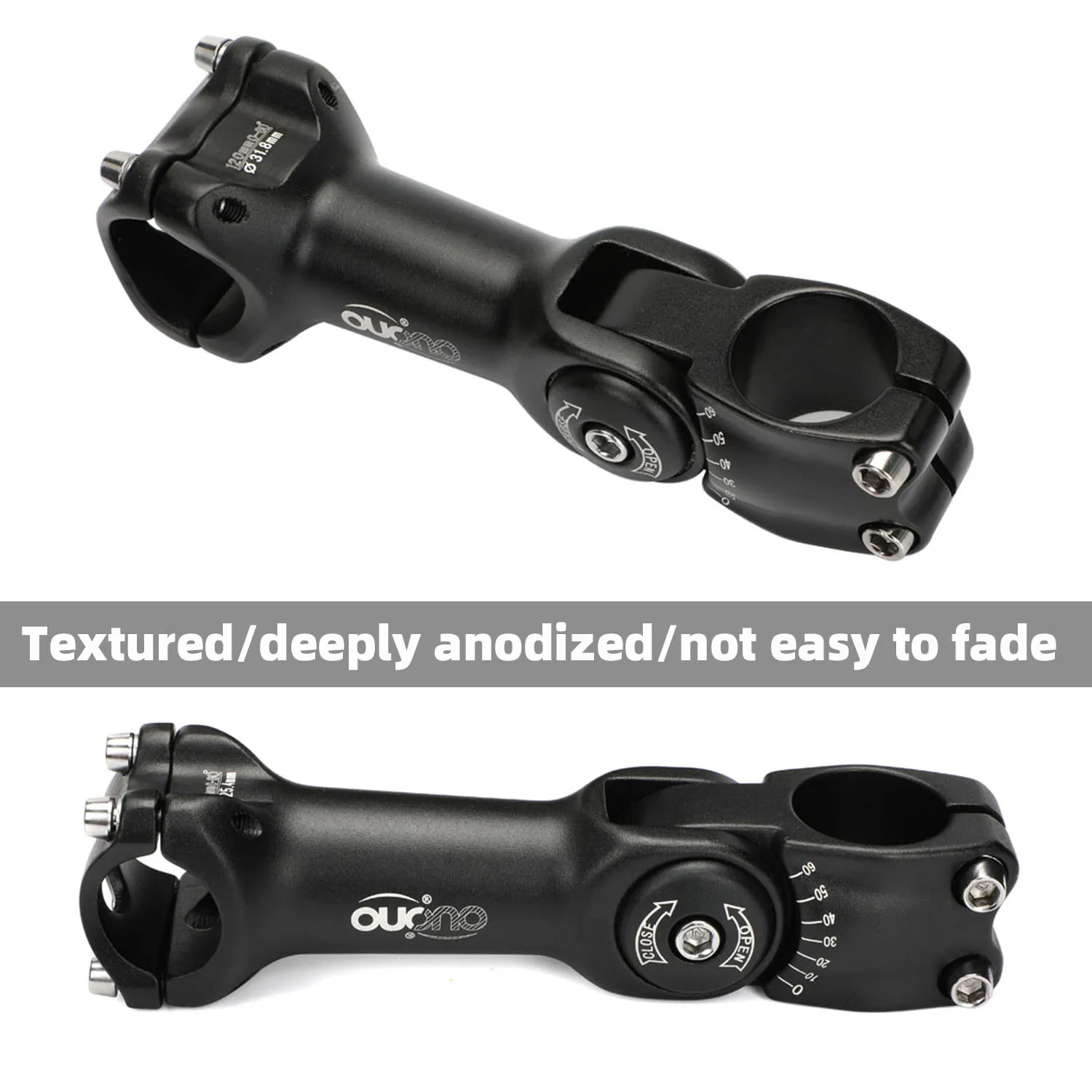 OUO قوة الجبلية ل العملاق OD2 31.8 مللي متر CNC قابل للتعديل جذع دراجة الناهض 31.8 مللي متر المقود الجذعية دراجة شوكة طاولة الدراجة الوجبات الجاهزة