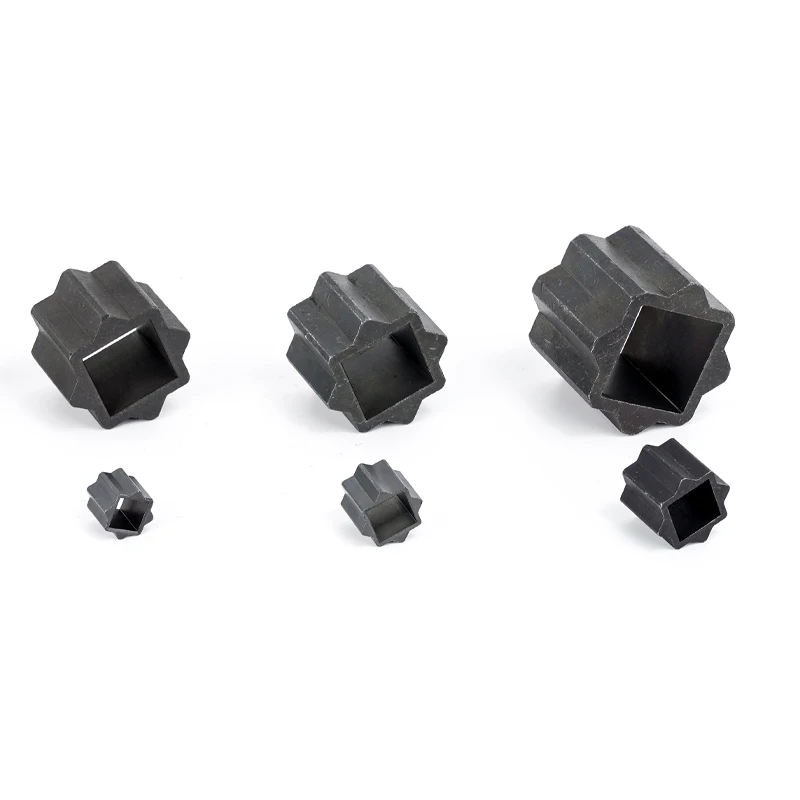 5PCS Pneumatic Head Adapter Sleeve Actuator Connecting Sleeve Inner Square Outer Octagonal Sleeve Ball Valve Reducer