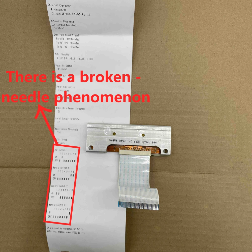 

1108266 Печатающая головка термопринтера подходит для Epson L90P TM-L90 165C z5400 MODEL-M165B