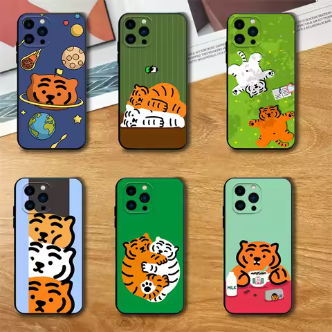 Fashion M-MUZIK T-TIGER Phone Case For Samsung S23 S22 ULTRA A22 A23 A32 A34 A52 A53 A54 A71 A72 A73 Black Soft Silicone Cover